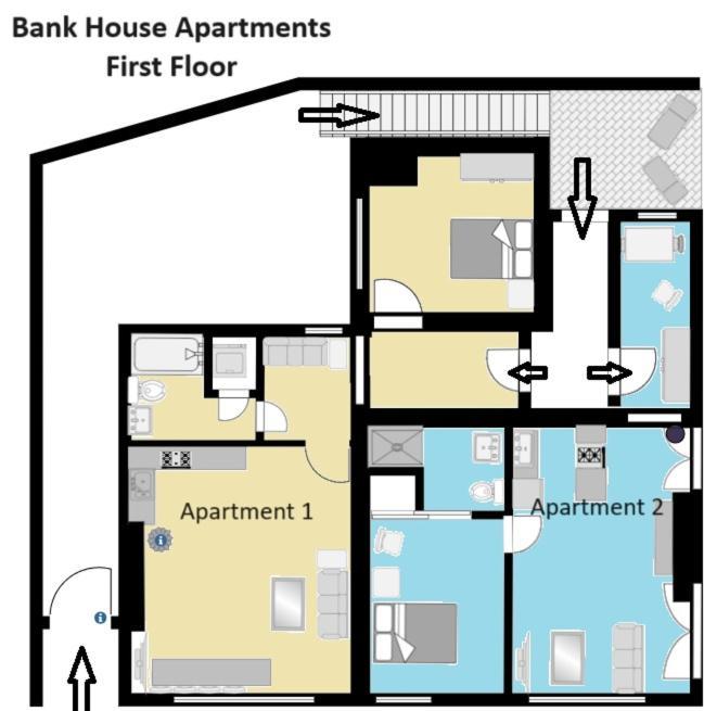 Bank House Apartments Stafford Town Centre Ngoại thất bức ảnh